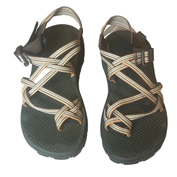 Chaco‎ ZX/2 Classic Sandals Brown Vibram *Mismatched* Womens 7 Left + 8 Right - Picture 1 of 7